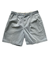 Polo Ralph Lauren Shorts Men&#39;s Size 38 Waist Gray Pleated Tyler Short Chino - £10.70 GBP