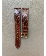 Brown Genuine Ostrich Leather Watch Strap Band Custom Size 16 17 18 19 2... - $48.00