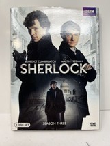 Sherlock: Season Three, 3 (2-Disc Dvd Set, 2014) Benedict Cumberbatch, Brand New - £7.49 GBP