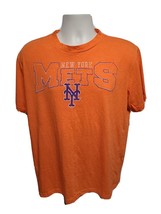 NY New York Mets Adult Large Orange TShirt - £11.74 GBP