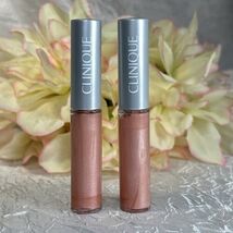 2 X Clinique Pop Plush Creamy Lip Gloss - 07 Airkiss Pop - Travel NWOB F... - $8.86
