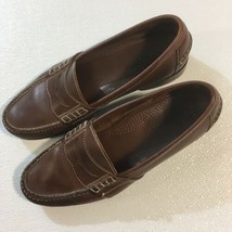10 D ~ Cole Haan Men's Brown Leather Classic Loafers ~ C01251 - £30.90 GBP