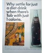 Tab 1 Calorie Print Advertisement Art 1965 - $12.33 CAD