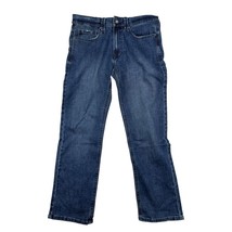 T.K Axel Stretch Bootcut Jeans Mens Size 32 x 32 Boot Cut Stretch Blue Jeans - £17.40 GBP