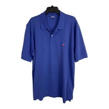 Brooks Brothers Mens Shirt Polo Adult Size XL Blue Short Sleeve Causal Shirt - £26.70 GBP