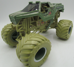 Spin Master Green &amp; Tan Monster Jam Soldier Fortune Loose Diecast 1:24 2023 - $9.74