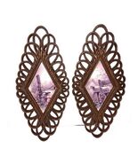 1970 Set of 2 Vintage Burwood Wall Hanging Plaques Farm Mailboxes &amp; Milk... - $26.00