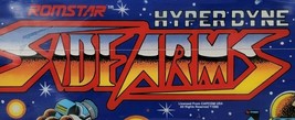 Original Vintage Hyper Dyne Side Arms Arcade Marquee by Romstar - $1,648.09 MXN