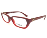 Vogue Brille Rahmen VO 5241-B 2669 Rot Gold Cat Eye Voll Felge 50-17-135 - $55.57