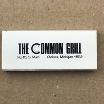 The Common Grill Chelsea Michigan Vintage Matches Empty Matchbox - $10.95