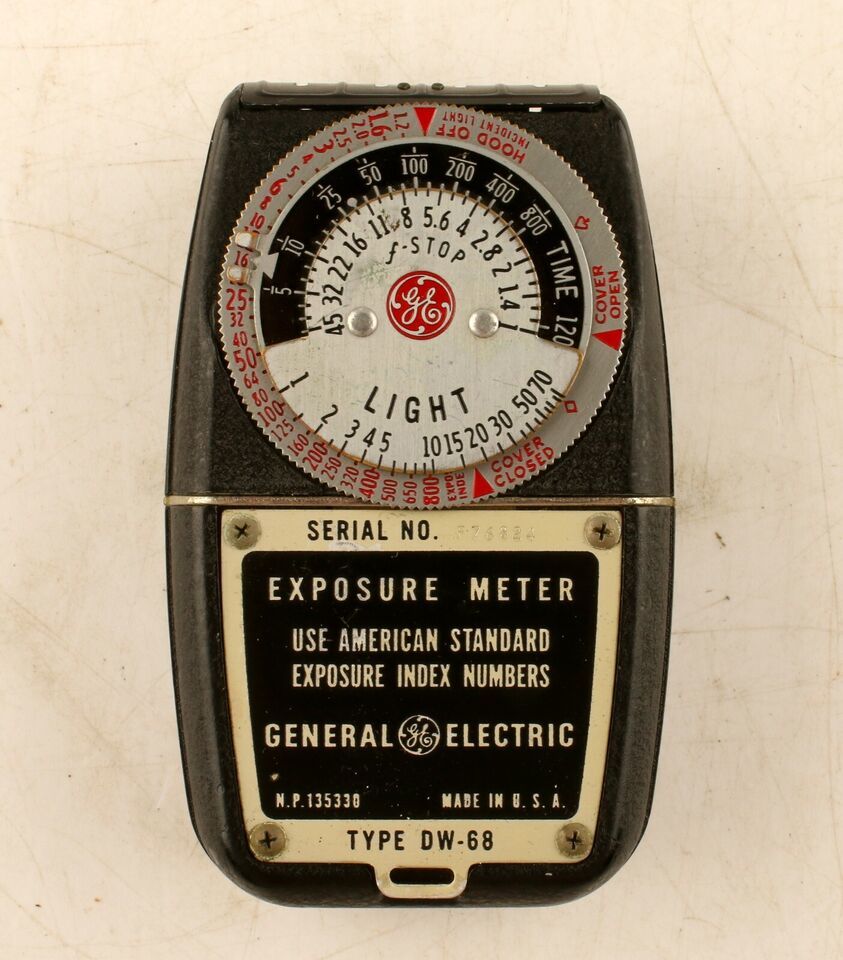 *General Electric Exposure Meter Type DW-68 - $9.21