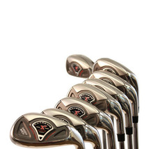 5" Huge Xl Long Big Tall Men Golf Clubs Iron Ibrid Taylor Fit 3-PW Jumbo Grips - $565.89