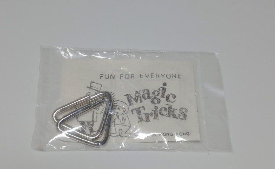 Vintage Metal Magic Tricks Dime Store Novelty Toy Made in Hong Kong NOS - $3.79