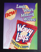 1993 Wavy Lays Potato Chips Making Waves Frito Vintage Magazine Cut Print Ad - £7.72 GBP