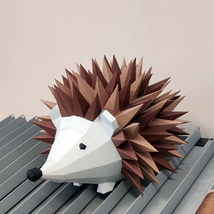 Hedgehog sculpture papercraft template - £7.84 GBP