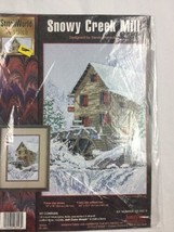 StitchWorld 03153 SNOWY CREEK MILL cross stitch Kit 1996 New Sealed - $29.06