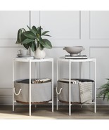 Nathan James Oraa Round Modern Side Accent Or End Table For Living, Set ... - £184.06 GBP