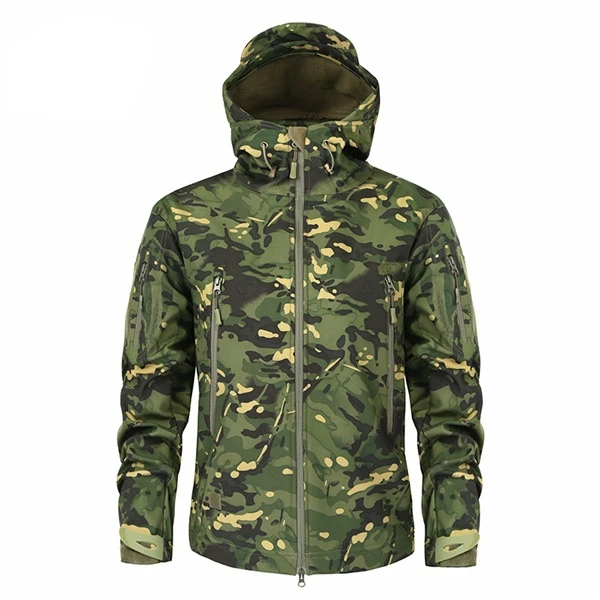 Hi Jackets  Men&#39;s  Fleece Jacket Army  Clothing 2021 Multicam Male Windbreakers - £141.80 GBP