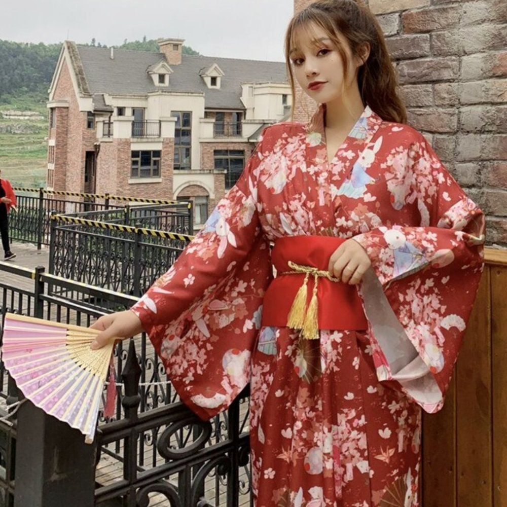 Sakura Bunny Yukata Kimono - $57.00