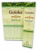 GOLOKA Patchouli AGARBATTI Scent Masala Incense Sticks Home Fragrance 15gx12Pack - £19.00 GBP