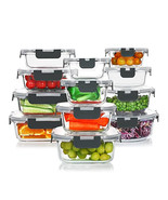 24 Pieces Glass Food Storage Containers Set,Glass Meal Prep Containers-S... - $2,463.09 MXN