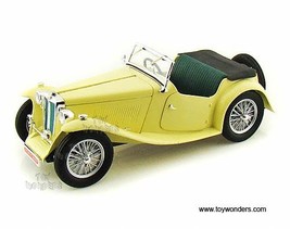 92468yl Yatming - Mg Tc Midget Convertible w/ Removable Bonnet (1947, 1:18, Yell - $123.75