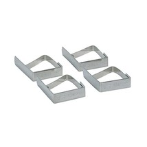 Kitchen Craft Stainless Steel Table Cloth Clips- card of four  - £7.47 GBP