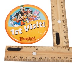1st Visit Disneyland - Disney Theme Park Souvenir 3" Button - $3.00