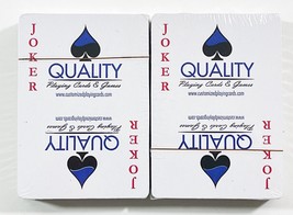 2-Pack Red &amp; Blue Quality Playing Cards (Brand New Sealed) - £5.85 GBP