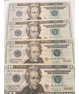 *Four Twenty Dollar Star Notes* ~ Circulated Condition ~ - $2,271.42 MXN