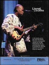 Lionel Loueke 2008 PRS Hollowbody Piezo electric guitar 8 x 11 ad print - £2.99 GBP