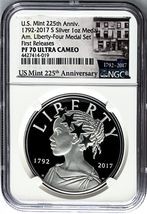 2017 S-American Liberty Medal- First Releases- NGC- PF70 Ultra Cameo- 22... - £169.56 GBP