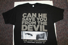 THE LAST EXORCISM - MOVIE PROMO T-Shirt - Size X-LARGE XL - CAN HE SAVE ... - $9.99