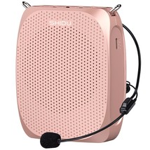 Portable Mini Voice Amplifier With Wired Microphone Headset And Waistban... - £49.56 GBP