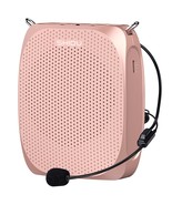 Portable Mini Voice Amplifier With Wired Microphone Headset And Waistban... - £49.32 GBP