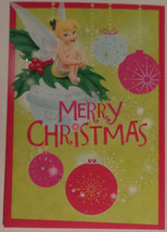 Greeting Christmas Card Tinkerbell Merry Christmas - £2.33 GBP