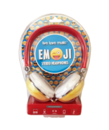 Emoticon Stereo Headphones ~ Overhead ~ Emoji ~ Brand New in Original Pa... - $28.06 CAD