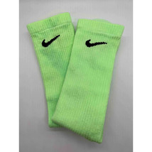 2 Pair Nike Everyday Plus Performance Crew DRI-FIT Socks Green Mens 8-12 - $21.86