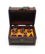 Metal D&amp;D Dice Set with Storage Chest / Box for Roleplaying Games - $651.18 MXN