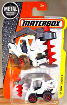 2016 Matchbox 41/125 Construction MBX DXDGR X White w/Red Ringed Flower Spokes - £9.44 GBP
