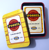 Authentic Fossil Watches ✱ Rare Vtg Advertising Playing Cards ~ Hong Kong ~ 2001 - £31.55 GBP