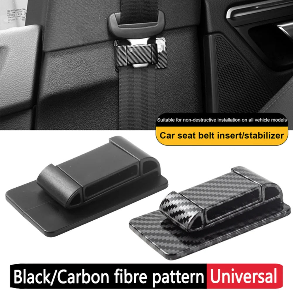 1-2pcs Seat Belt Holder Stabilizer Universal Belt Clip Extension Plug Fastener - £8.50 GBP+