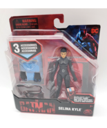 Batman Selina Kyle Action Figure W/Accessories 4&quot; The Batman DC Spin Mas... - £7.85 GBP