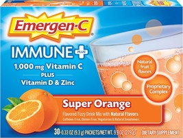 Emergen-C Immune+ 1000mg Vitamin C Powder, with Vitamin D, Zinc, Antioxidants an - £40.59 GBP
