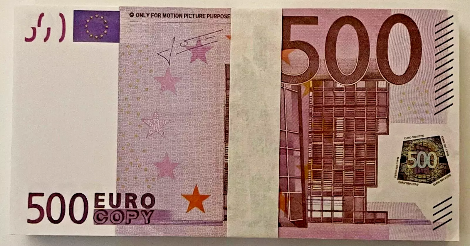 €500 Euro Bills Prop Replica Money for Movies, Parties, Tik Tok and Inst... - $322.17 MXN
