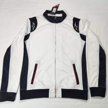Alpinestars Spa Track Jacket Full Zip Mens Large White Racing Sweatshirt New - £70.49 GBP