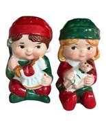 Vintage 1983 Avon Santa&#39;s Helpers Elves Salt and Pepper Shakers Christmas - $621.08 MXN