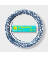 up&amp;up Blue Floral Paper Plate 10&quot; 150ct - $367.96 MXN