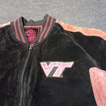 VTG Virginia Tech Hokies Leather Jacket Adult XL Global Identity G-III B... - £90.98 GBP