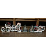 Vintage Set Of 4 Hinged Christmas Figurines - $19.20 CAD